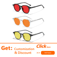 Película de revestimiento Retro de alta calidad, lentes amarillas naranjas, montura TR90, gafas Unisex TR90, gafas antibloqueo de luz azul