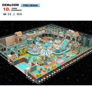 Equipo de Juegos Infantiles Personalizado con Temática de Castillo Azul para Interiores, de 500 a 700 Metros Cuadrados, Venta al por Mayor - Product Image 6