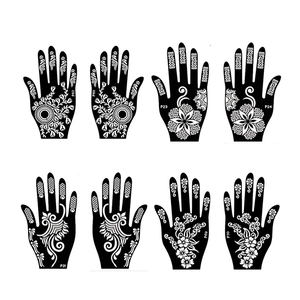 <span class=keywords><strong>Fuente</strong></span> de la fábrica de moda adhesivo Henna <span class=keywords><strong>tatuaje</strong></span> del brillo plantillas - Product Image 2
