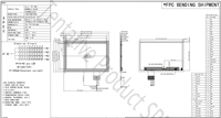 شاشة LCD TFT مقاس 12.1 بوصة بدقة 1280×800 LVDS WXGA مع لوحة لمس CTP، نطاق حرارة واسع -20~+70 درجة مئوية، إضاءة خلفية LED مدمجة، ماركة TMK لـ AUO G121EAN01.0