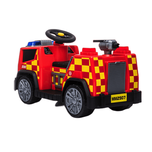 Jouet <span class=keywords><strong>pour</strong></span> camion de pompier avec alarme et lumière, jeu <span class=keywords><strong>pour</strong></span> enfants, Police, conduite sur voitures, voiture électrique, batterie, rouge, nouveauté <span class=keywords><strong>2022</strong></span> - Product Image 4
