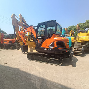 รถขุด DOOSAN DX55 5.5 ตัน เครื่องยนต์ยันม่าร์ ปั๊มไฮดรอลิก Doosan Mottrol วาล์ว KYB ชั่วโมงการใช้งานต่ำ สภาพ 90% ปี 2023 พร้อมวิดีโอ - Product Image 2