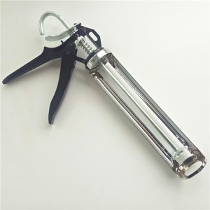 Pistola per colla in vetro rivestita di 360 gradi girevole di vetro a risparmio di manodopera con manico da costruzione manuale in acciaio per sigillatura di canna in alluminio pistola per colla - Product Image 4