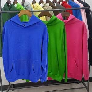 420gsm 高品质 100% 棉质 男式 555GSM 街头服饰连帽卫衣套头衫 哥特式宽松版型刺绣 - Product Image 1