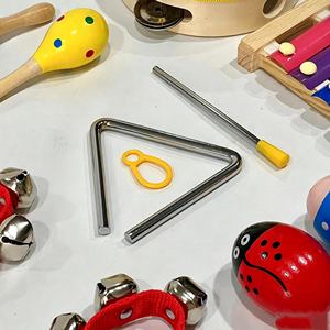 Ensemble d'instruments de percussion en bois colorés en gros avec xylophone, tambourin et maracas pour l'éducation musicale et le jeu des enfants - Product Image 3
