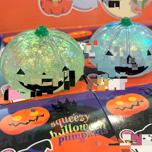 Divertido Juguete Antiestrés con Forma de Cabeza de Calabaza de Halloween, Adorno Sensorial Suave y Elástico, Regalo Ideal para Fiestas y Decoración Navideña - Product Image 3