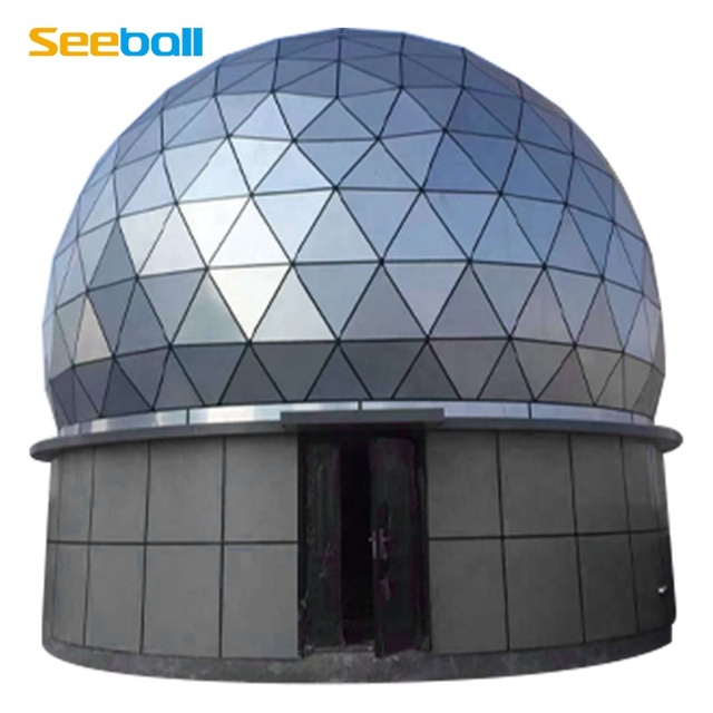 Seeball 5 10 15 20 30 m Diameter Acoustically Transparent Dome Projection Screen Dome Sphere Hologram 360 Degree Dome Theater