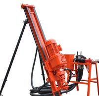 Küçük derin kuyu DTH su kuyu sondaj donanımı makinesi