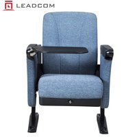 Chaise d'étudiant LEADCOM LS-10601P-301 ODM pour salle de conférence, auditorium universitaire, avec tablette d'écriture