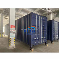 Roulettes universelles de conteneur d'expédition Super Heavy Duty noyau en fonte polyuréthane acier montage latéral pivotant rigide industriel
