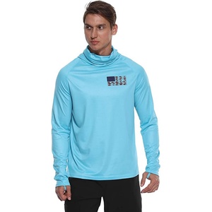 Custom Large Long Sleeve <b>Spf</b> Upf 50 Clothing Perform Shirt Fishing Shirt Fishing Hoodie Men - Product Image 5