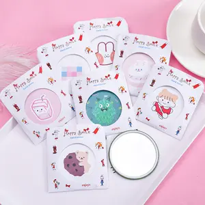 Corea del sud card girl heart con specchio per il trucco cute net red portable small round mirror stallo forniture all'ingrosso