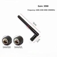 Antena Pepper de Doble Banda 2.4G/5G/5.8G, Tarjeta de Red WIFI Inalámbrica, Antena Omnidireccional de Alta Ganancia 3DBI para Router