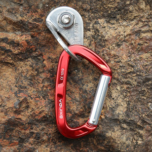 คาราไบเนอร์ Xinda อลูมิเนียมอัลลอยด์ แบบตรงและโค้ง สำหรับเปิดประตูแบบปลดเร็ว รับน้ำหนักได้ 2500 กก. อุปกรณ์ปีนเขาและกิจกรรมกลางแจ้ง - Product Image 1