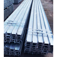 L'excellente ductilité Purlin structurel C U profil canal en acier angles canal laminé à chaud