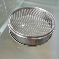 Tamis de laboratoire OEM en acier inoxydable 200 mm ASTM E11 Maille n°8-20 pour l'analyse des sols, du sable et des agrégats - Ensemble de tamis
