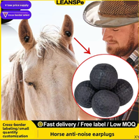 Bouchons d'oreilles anti-bruit pour chevaux, réutilisables, en mousse souple, protection auditive équine pour calmer les chevaux lors des concours, de la tonte et des feux d'artifice