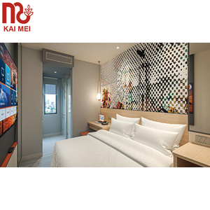 Fournisseur de meubles d'hôtel d'<span class=keywords><strong>occasion</strong></span> sur mesure, Foshan, panneaux de bois, appartement moderne, durable - Product Image 1