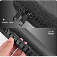 Étui pour clavier Bluetooth sans fil EVA caoutchouté durable Sac de rangement de protection durable
