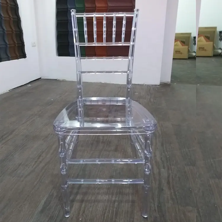 40*46*92cm claro sillas chiavari sólido de madera de resina sillas