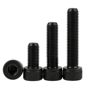 M2 M2.5 M3 M4 M5 M6 M8 Grade 12.9 DIN912 High Strength Black Oxide Steel Allen Bolts Hex <b>Socket</b> Cap Head Screws - Product Image 2