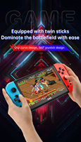 Consoles de jeu X80 avec écran coloré, écran large rétro de 7 pouces, console portable haute définition PSP en promotion