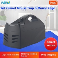 Piège à souris intelligent sans fil NEO Tuya avec capteur WiFi, tueur/capturier de souris alimenté par piles pour la lutte antiparasitaire