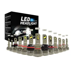 Fournisseur d'usine H4 H7 H3 H11 Ampoules de phares LED 6000K-6500K blanc 20000LM 100w Accessoires automobiles