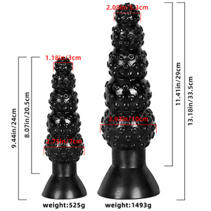 Delove fantasia in Silicone drago pene anale Plug enorme mostro Dildo con ventosa per donne <span class=keywords><strong>e</strong></span> <span class=keywords><strong>uomini</strong></span> masturbatore prodotto - Product Image 4
