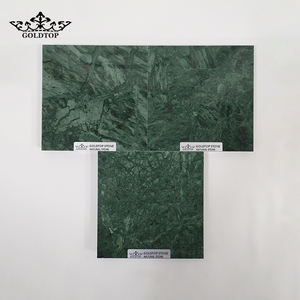 Losas Grandes de Mármol Verde India Pulido de Lujo GOLDTOP (20 mm de Grosor), Duraderas para Paredes Decorativas de Lujo y Pisos de Hoteles Grandiosos - Product Image 3