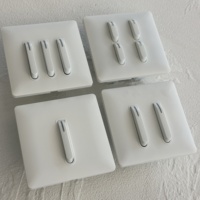 Interruptor de Luz de Pared para el Hogar 2026, Estándar del Reino Unido, 16A, Enchufe Universal USB-C, Acabado Blanco Mate Suave como la Piel de un Bebé, Moderno, Doble Polo