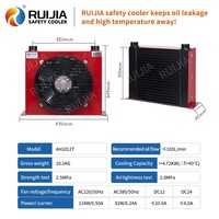 Enfriador de Aceite Hidráulico de Alto Flujo para Tractor Agrícola AH1012T-100L, con Ventilador de 12V/24V, Admite Producción Personalizada OEM/ODM