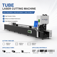 Harga Pabrik HUAXIA 1500W 3000W Mesin Pemotong Pipa Laser Serat Otomatis Efisiensi Tinggi untuk Besi, Aluminium, dan Baja Tahan Karat