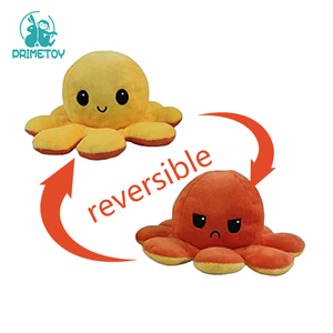 En gros Double Face En Peluche Flip En Colère En Peluche Poulpe Doux Poupée Réversible Pieuvre En Peluche - Product Image 4