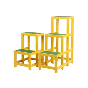 공장 맞춤형 절연 의자 전기 기사 절연 하이 로우 벤치 FRP 이동식 절연 벤치