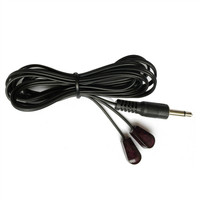 Cable Emisor IR Integrado con Conector de 3.5mm, 1.5m/3m, Cable Repetidor con Protección Luminosa para Control Remoto