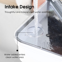 Ensemble serpillière et seau pliable à deux compartiments pour eau propre et sale, rotatif à 360°, en microfibre, pour nettoyage des sols, faible MOQ