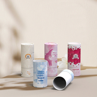 Boîtes cylindriques en carton biodégradable personnalisées avec logo pour bougies, cosmétiques, brosses à dents, éponges de maquillage, tubes en papier ronds