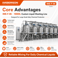 Mélangeur Homogénéisateur Liquide Multifonctionnel 10000L pour Cosmétiques, Jus, Encres d'Impression – Machine de Production Clé en Main