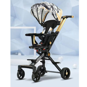 Cochecito de Bebé Plegable de Lujo para Mamá Moderna, <span class=keywords><strong>Silla</strong></span> de <span class=keywords><strong>Paseo</strong></span>, Cubierta para Cochecito de Viaje 3 en 1, Hecho en China - Product Image 4