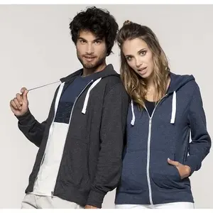 Felpa Unisex con Zip Intera K451, Merchandise Personalizzato - Product Image 1
