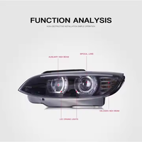 Phares améliorés E92 E93 pour BMW Série 3 M3 2006-2012, phares LED 330i 335i DRL, phare HID modifié, Angel Eye Bi Beam