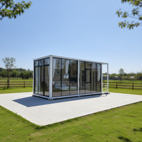 Maisons préfabriquées modulaires en conteneurs de 20 pieds, 30 pieds, 40 pieds avec salle de bain, cuisine, design détachable pour appartement ou villa