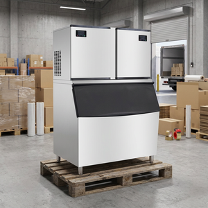 Máquina de Hielo Comercial de 680kg-1200kg/24h, Fabricante de Hielo en Cubos de Doble Cabezal, Tamaño 22mm 28mm, Enfriada por Aire y Agua para Negocios Profesionales - Product Image 6