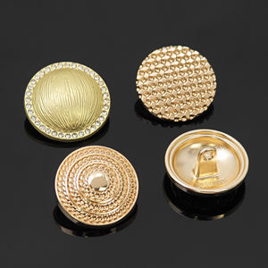 Usine de boutons KUNSHUO, boutons personnalisés, coquille de conque, étoile de mer, forme irrégulière, tige, boutons métalliques pour vêtements pour femmes - Product Image 3