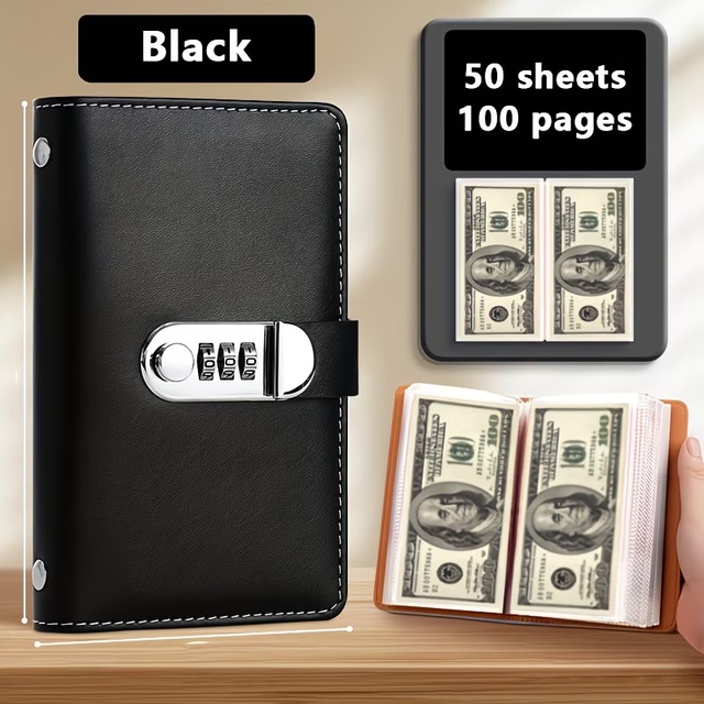Money Saving Challenge Book with Password Lock Gift for Successfully Reaching Your Savings Goals