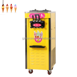 Máquina para hacer helados automática comercial de 2200W, tolvas dobles de 20-28L/H de 20-28L, nueva producción suave, harina de agua y leche de fruta - Product Image 4