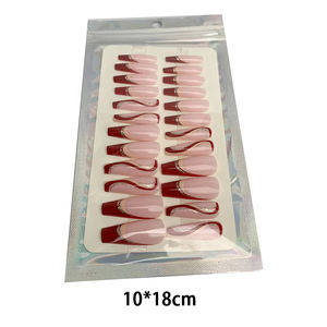 Großhandel Custom Logo Luxus Leere Presse auf Nägeln Verpackungs <span class=keywords><strong>box</strong></span> Benutzer definierte Falsche Nagel boxen Geschenke tui für künstliche Fingernägel - Product Image 4