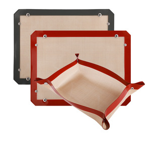 <span class=keywords><strong>Tapis</strong></span> <span class=keywords><strong>de</strong></span> cuisson en silicone <span class=keywords><strong>de</strong></span> qualité alimentaire avec boutons anti-débordement pour macarons et biscuits - Product Image 1