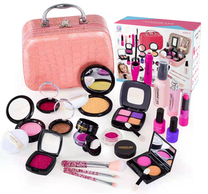 Kit de <span class=keywords><strong>Maquillaje</strong></span> Lavable <span class=keywords><strong>para</strong></span> <span class=keywords><strong>Niñas</strong></span>, Juego de Imitación con Bolsa de Cosméticos, Regalos de Cumpleaños y Navidad <span class=keywords><strong>para</strong></span> <span class=keywords><strong>Niñas</strong></span> Pequeñas - Product Image 5